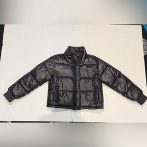 Vince Camuto puffer Jacket black women’s size Medium NEW! NWOT